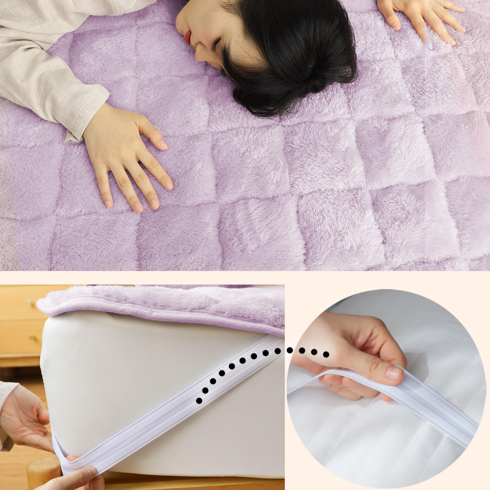 TEIJIN テイジン あったか毛布＆敷きパッド シングルセット Amazon｜【極厚極上暖・帝人TEIJINマイティトップ綿使用】敷きパッド
